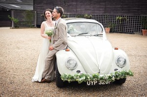 wedding beetle car